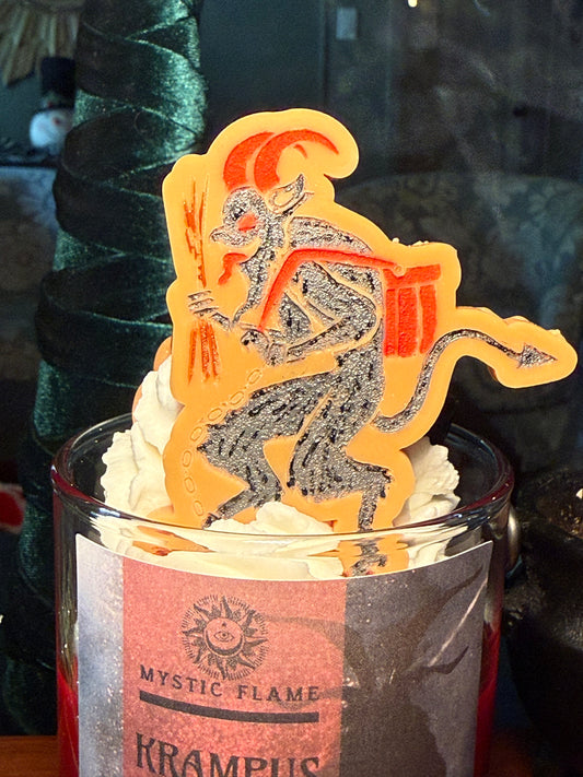Krampus Holiday Candle