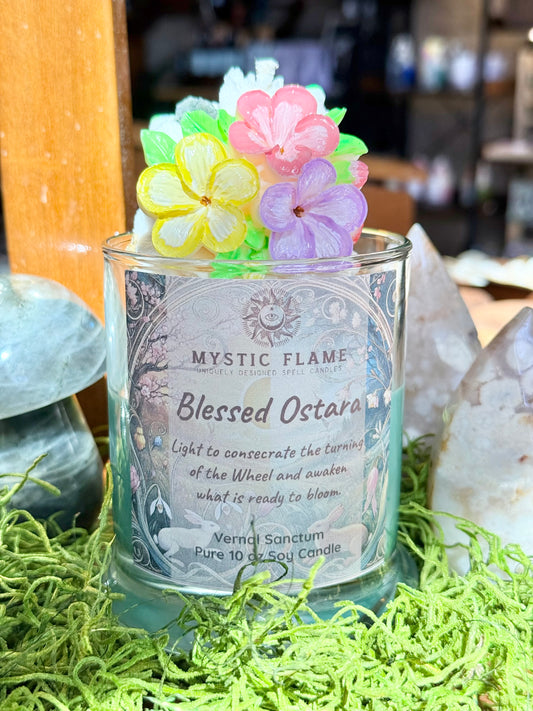 Blessed Ostara Ritual Candle