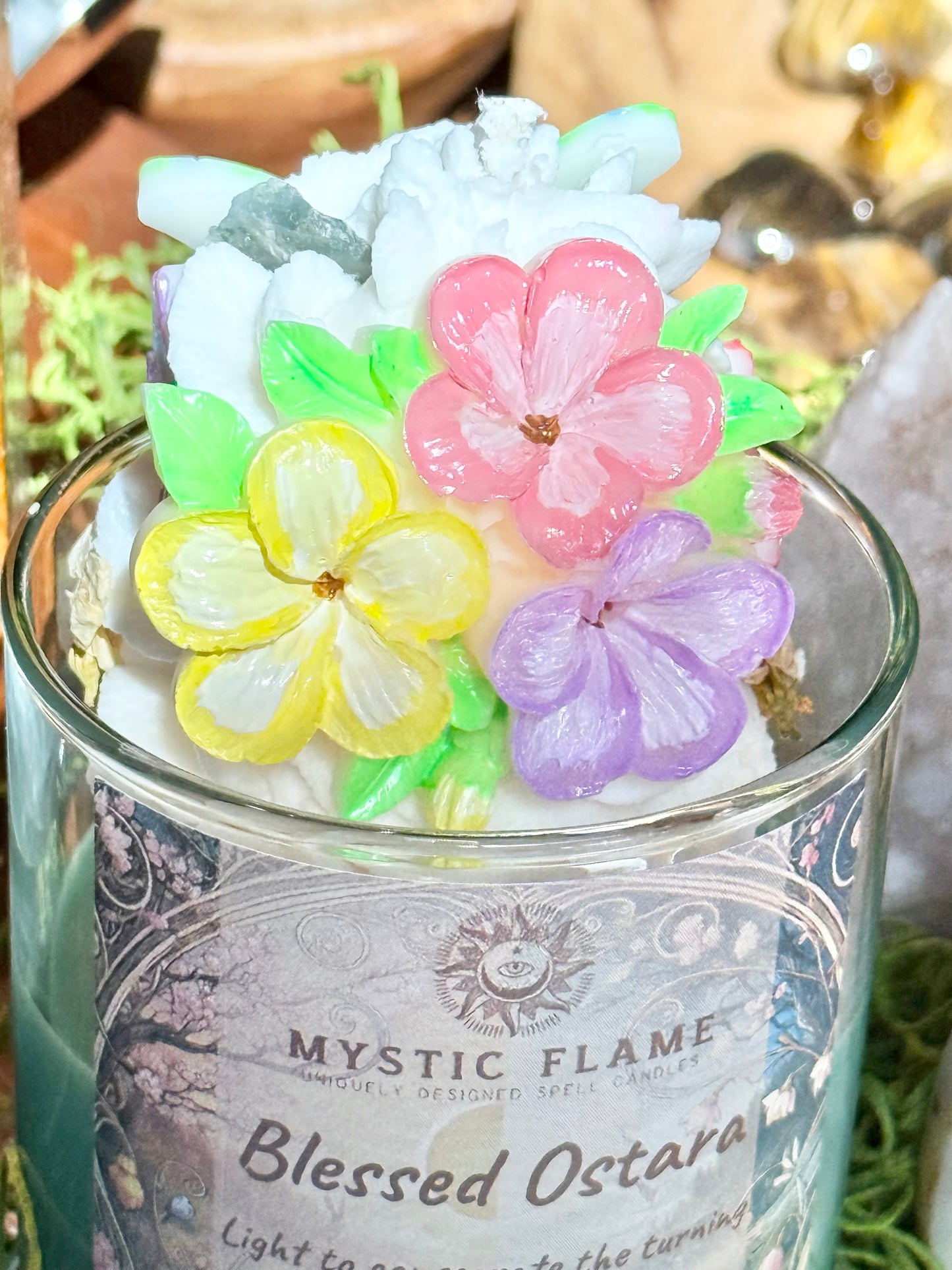 Blessed Ostara Ritual Candle