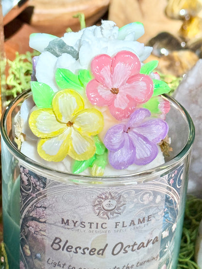 Blessed Ostara Ritual Candle