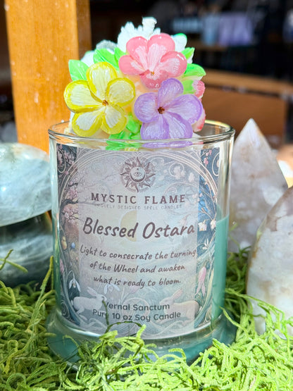 Blessed Ostara Ritual Candle