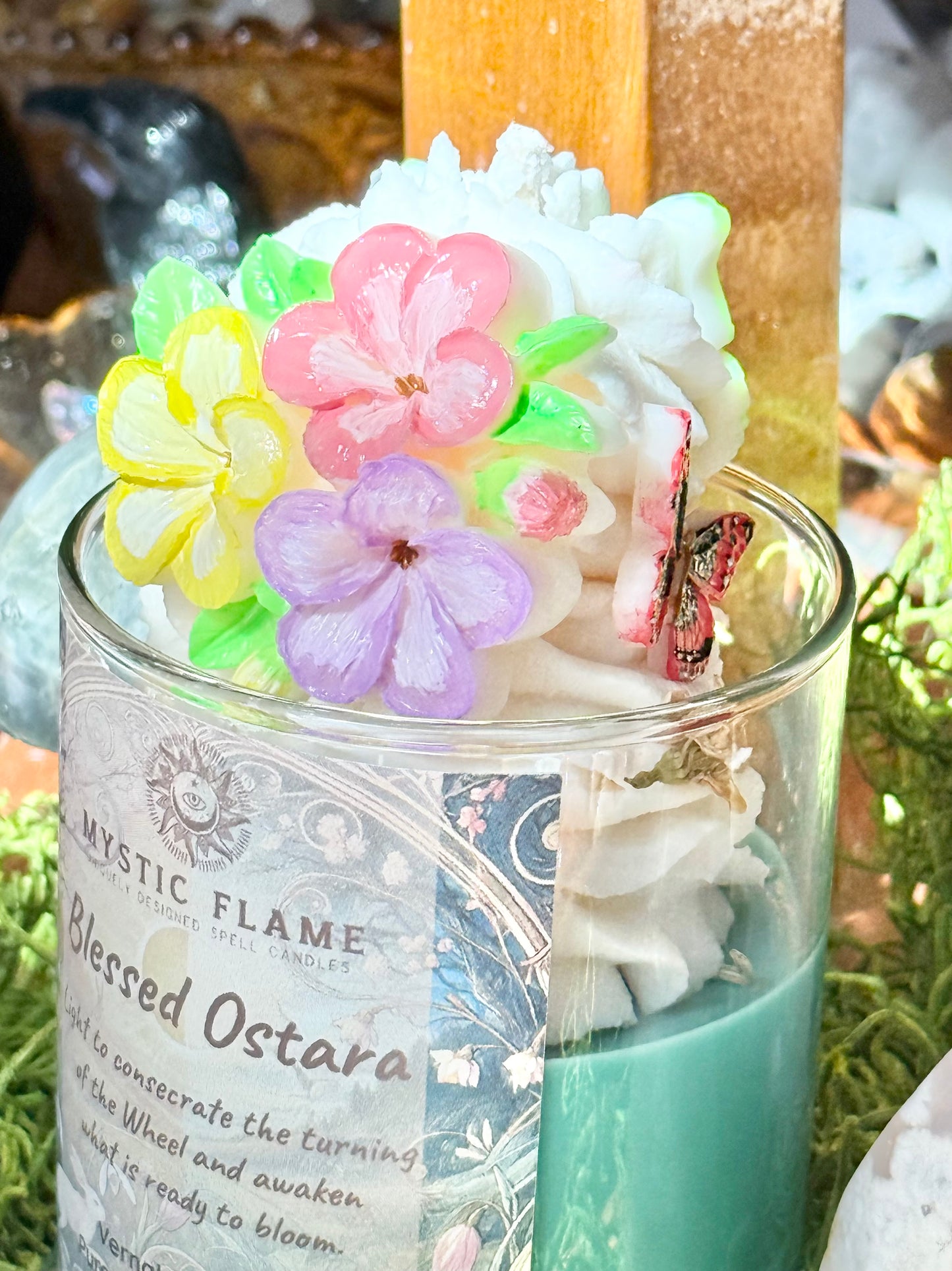 Blessed Ostara Ritual Candle