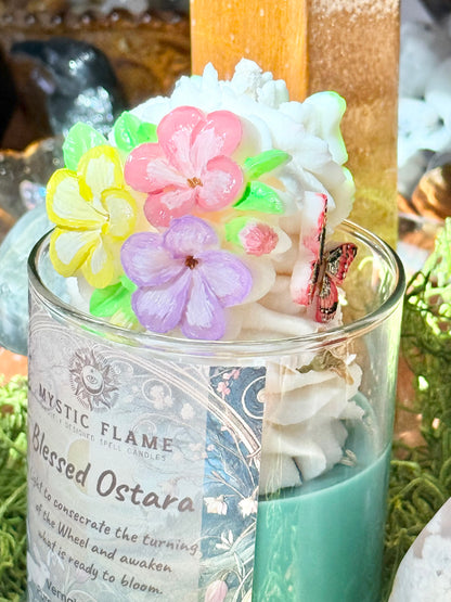 Blessed Ostara Ritual Candle