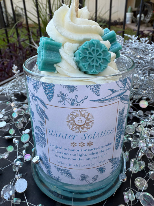 Winter Solstice Ritual Candle